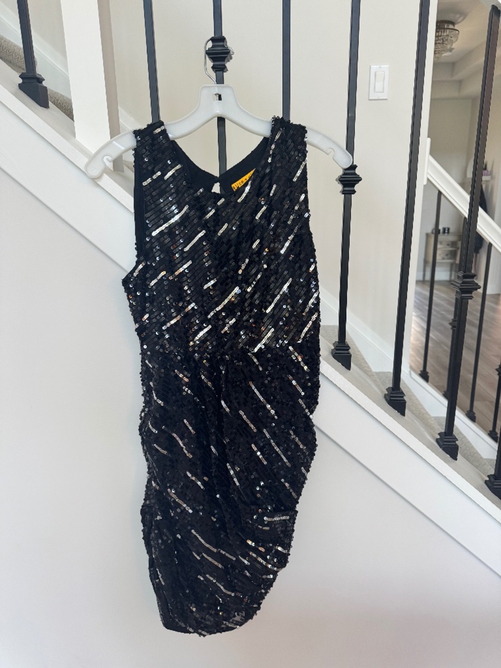 Alice & Olivia Phebe Sequin Dress M